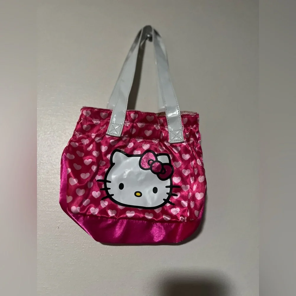 Hello Kitty Mini Satin Kids Purse - Picture 1 of 5